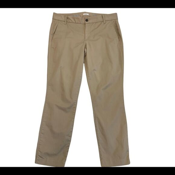 J.crew Brown tan khaki Frankie Stretch Chino pants size 8 - Picture 4 of 16